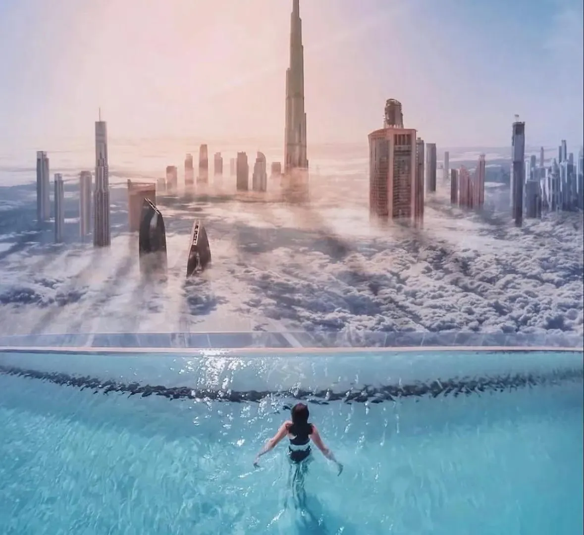 4Br Address Fountains With Infinity Pool & Full Burj Khalifa Views Lejlighed Dubai